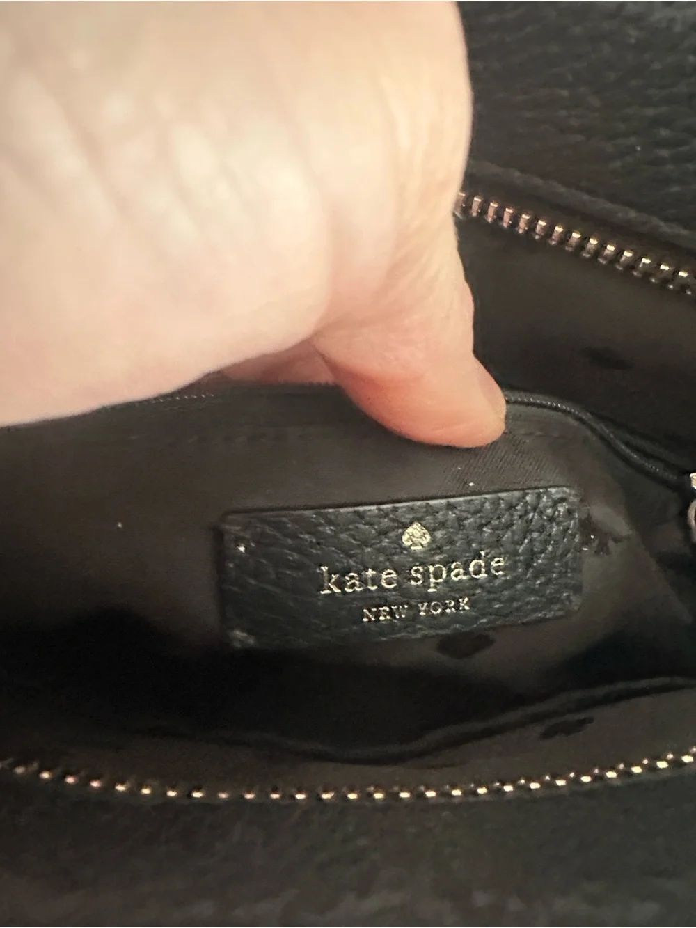Kate Spade Leila Top Zip Leather Crossbody Shoulder Bag